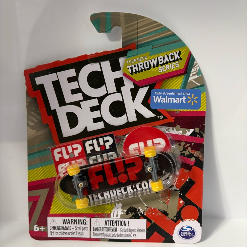 BRAND NEW SEALED TECH DECK THROWBACK SERIES FLIP